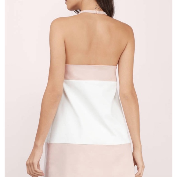 Tobi city girl color block halter dress small NWT - Picture 2 of 10
